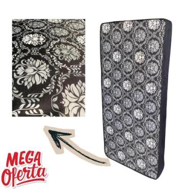 Imagem de Colchão de Espuma D28 Solteiro Preto  Ideal para Estudantes e Quartos 