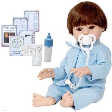 Imagem de Boneca Bebe Reborn Menino ARTHUR Pagao