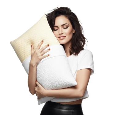 Imagem de Travesseiro Talalay - Latex Em Placa Perfil Baixo 40x60x13cm