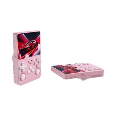 Imagem de Console De Jogos Portátil 128G R36S Com Tela IPS De 3,5 Polegadas, Jog