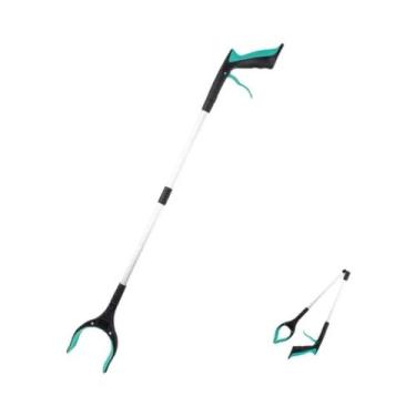 Imagem de Pinça Extensível De Liga De Alumínio Para Coleta De Lixo E Higiene - F