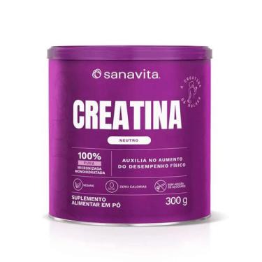 Imagem de Creatina Monohidratada 300g 100% Pura Sanavita