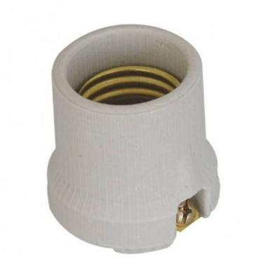 Imagem de Bocal de Porcelana Soquete E27 para Lampada Padrão De Rosca