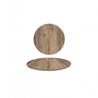 Imagem de Tampo Em Mdf Redondo 110cm - Mezzo Castani Marrom