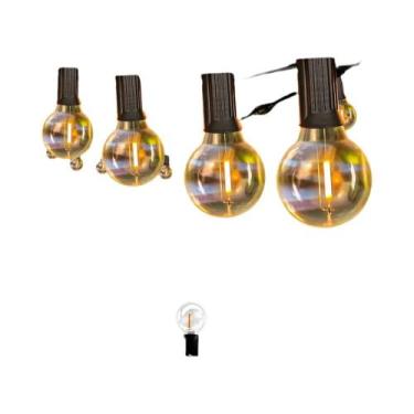 Imagem de Luzes De Cordão Solares G40 À Prova d'Água Para Exterior, 8 Modos, Car