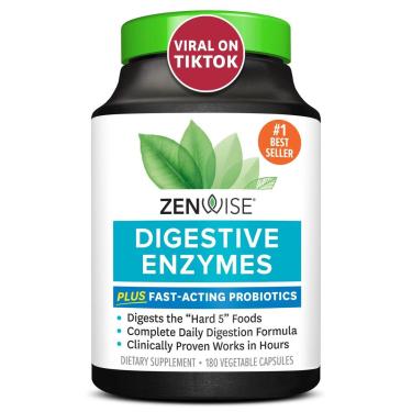 Imagem de Enzimas digestivas, probióticos, absorção de lactose-Unissex