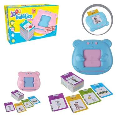 Imagem de Brinquedo de Cartas Educativo Bilíngue com 112 Cartões Sonoros - arts,