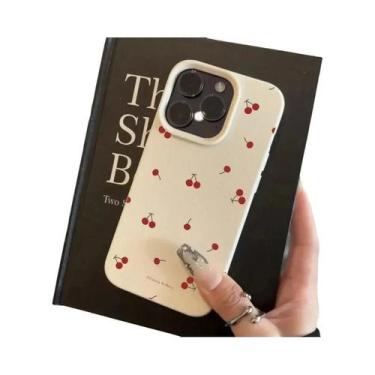Imagem de Capa De Silicone Cartoon Cherry Lichee Para iPhone 16 15 14 13 12 11 p