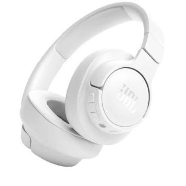 Imagem de Fone De Ouvido Bluetooth Jbl Tune 720bt Branco Dobrável Branco