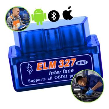 Imagem de Scanner Automotivo Bluetooth Obd2 Elm 327 Android IOS OBDII - ELM327