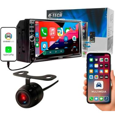 Imagem de Central Multimídia 2 DIN 7 CarPlay Android Auto Câmera Ré - H-tech