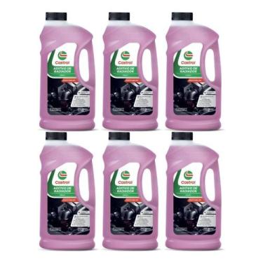 Imagem de Kit 6 Aditivo De Radiador Castrol Híbrido Rosa Pu