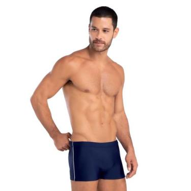 Imagem de Sunga Boxer Mash C/ Friso Lateral - 300.05, Marinho, GG