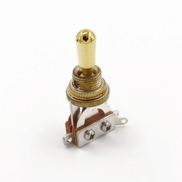 Imagem de Chave seletora 3p les paul knob metal dourada elephant ele0292