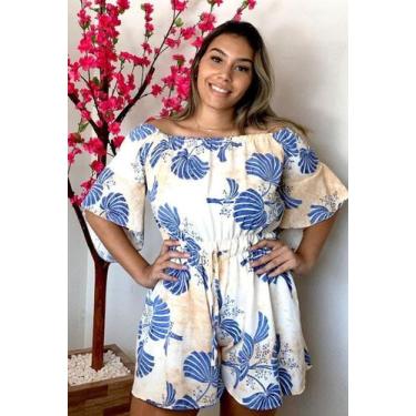 Imagem de Macacão florido tamanho m viscose - Anne planc