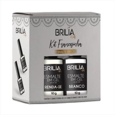 Imagem de Brilia Nail Esmalte em Gel Kit Francesinha - Brilia Nails