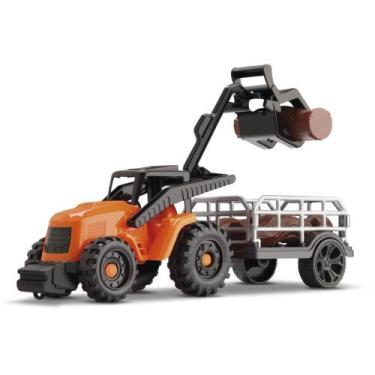 Imagem de Trator Tractor Super Garra Tora - Orange TOYS