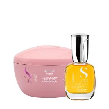 Imagem de Kit Alfaparf Semi di Lino Moisture e Sublime - Tratamento Nutritivo e 
