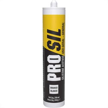Imagem de Cola Silicone 244G Pro-Sil Branco - SOUDAL