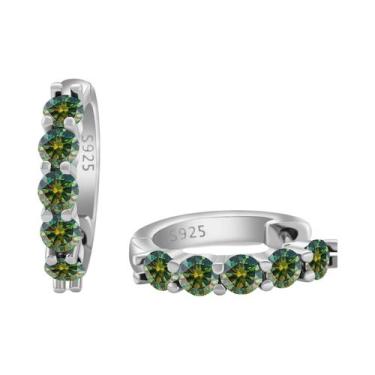 Imagem de Brincos De Moissanite De 3mm Para Mulheres, 10 Pedras De Diamante De L
