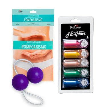 Imagem de Kit Pompoarismo Cones de Pompoar e Guia (Kit Iniciante) - N.S. PRODUTO