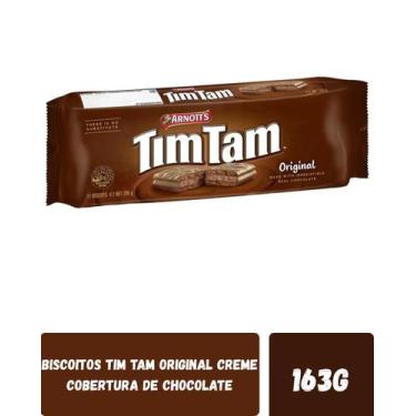 Imagem de Biscoitos tim tam original creme cobertura de chocolate 163g - ArnottS