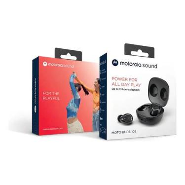 Imagem de Fone Ouvido Bluetooth Motorola Moto Buds 105 A Prova D'agua