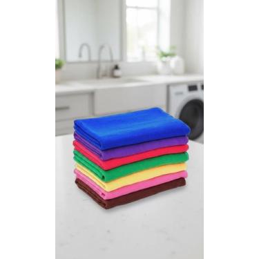 Imagem de Kit 10 Panos Microfibra Multiuso 60cm x 80cm - Congratulations Store