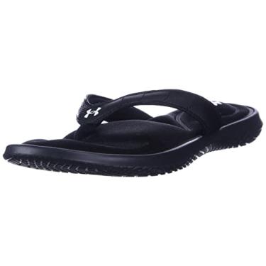 Imagem de Under Armour Chinelo feminino Marbella VII T, Preto/branco, 36