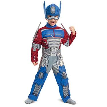 Imagem de Disguise Optimus Prime Costume, Toddlers Muscle Transformer Costumes for Boys, Padded Character Jumpsuit, Toddler Size Small (2T), Blue & Red (104899S)