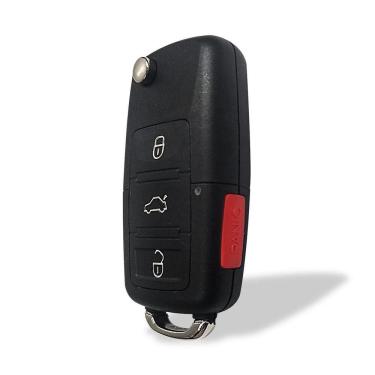 Imagem de Carcaça Oca De Chave Canivete Vw 3 Botões E Panico