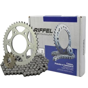 Imagem de Kit Relação Yamaha Factor 125 2017/2020 Riffel Titanium