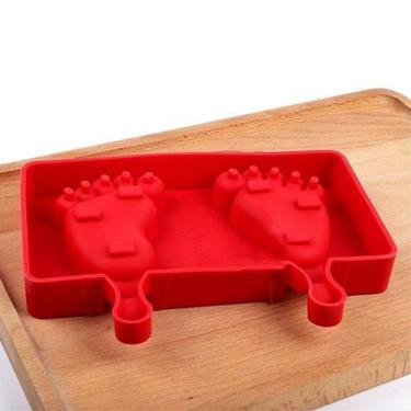 Imagem de Molde Forma Silicone Pé Pezinho Chocolate Sabão Biscuit