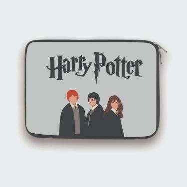 Imagem de Capa Case Notebook 14 Personalizado Harry Potter Elenco Cinza