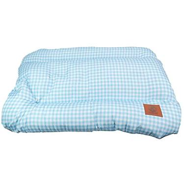 Imagem de Colchonete Para Cachorro Mabuu - Vichy Azul - GG