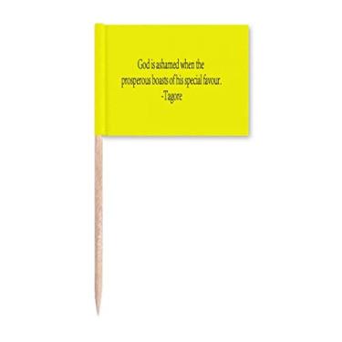 Imagem de Qoutes Famous People Healing God Prósperous Toothpick Flags Marker Topper Party Decoration