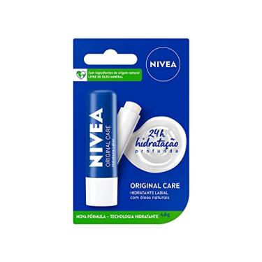 Imagem de NIVEA Hidratante Labial Original Care - Com Manteiga de Karité & Pantenol, hidrata por 12 horas oferecendo proteção e cuidados intensivos aos seus lábios - 4,8g