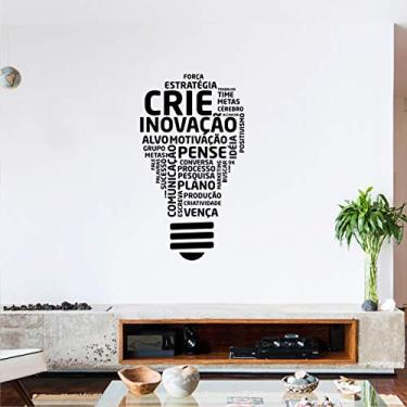 Imagem de desivo Parede Frase Criativa Idéias 50x90cm