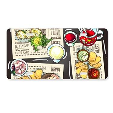 Imagem de DIYthinker Placa de licença gourmet bar, sopa, limonada, decoração de carro, acessório de aço inoxidável