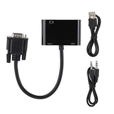 Imagem de Adaptador De Vídeo, VGa Para HDMI Conversor De Vídeo HD Plug And Play Conector VGa Cabo Meio De Transmissão De Dados Para Projetor De Computador