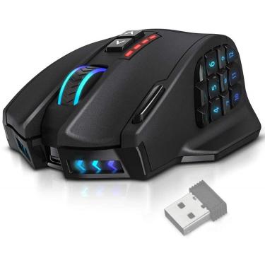 Imagem de UtechSmart Venus Gaming Mouse RGB Wired, 16400 DPI Laser Programable MMO Computer Gaming Mouse [Recomendação da IGN]