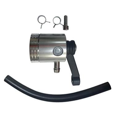 Imagem de Tanque de coleta de óleo de motocicleta gazechimp de alumínio para tanque de combustível para Yamaha - Branco