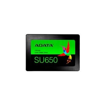 Imagem de SSD SATA Adata SU650, 960GB, 2.5", Leitura: 520MB/s e Gravação: 450MB/s, Preto - ASU650SS-960GT-R