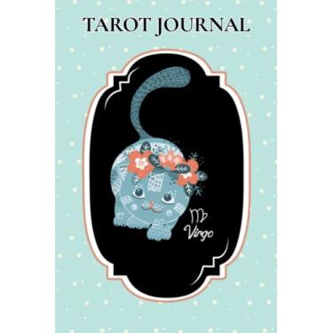 Imagem de TAROT JOURNAL VIRGO: 160 Page Journal for Recording 1-Card, 3-Card & 5-Card Tarot Spreads. Journaling Prompts & Ideas Plus an Additional Dot ... of Space To Help You Create Your Own Spreads