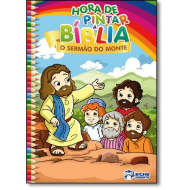 Imagem de Sermão Do Monte, O - Coleção Hora De Pintar A Bíblia - Bicho Esperto -
