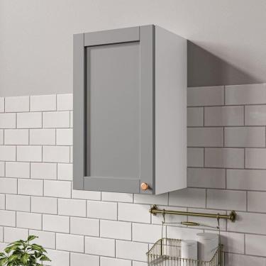 Imagem de Aéreo 1 Porta 40 cm Arizona CabeCasa MadeiraMadeira Branco/Cinza Claro