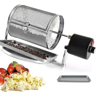 Imagem de Torrador De Café EléTrico 600/800G, MáQuina De Pipoca Pequena DoméStica (Plug/Carregamento) - RegulaçãO De Velocidade ContíNua + TorrefaçãO Uniforme - Batatas Fritas, Castanhas-1