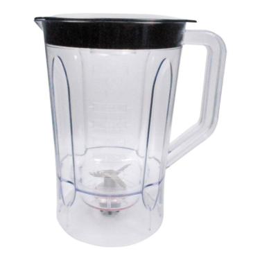 Imagem de Copo Liquidificador Britânia Diamante 800/BLQ970 Turbo Cristal 1,5L Tampa Preta