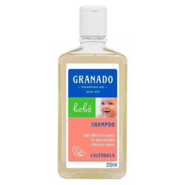 Imagem de Shampoo Bebê Granado Hipoalergênico 250ml Calêndula