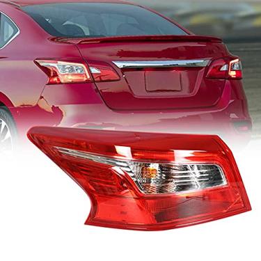 Imagem de Substituição do conjunto de luz traseira estilo original para Nissan Sentra 2016-2018, substitui a luz traseira da luz traseira do lado do motorista externo esquerdo 265553YU0A NI2804108